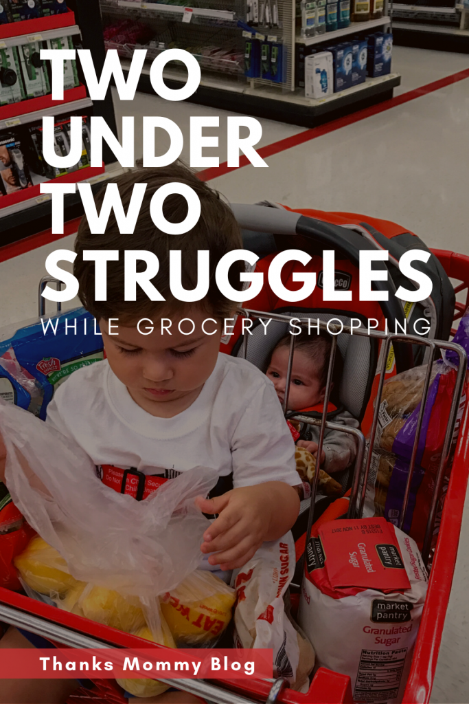 Two Under Two Struggles While Grocery Shopping You Wouldn't Expect