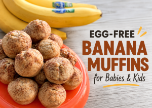 Read more about the article Egg-Free Banana Muffins for Babies & Kids (Dairy-Free)