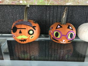 Decorating Pumpkins with Toddlers