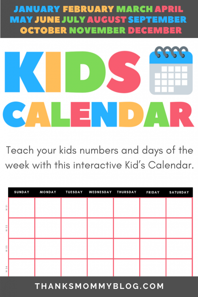 How To Teach The Fundamentals Of Time With Simple Calendar Download