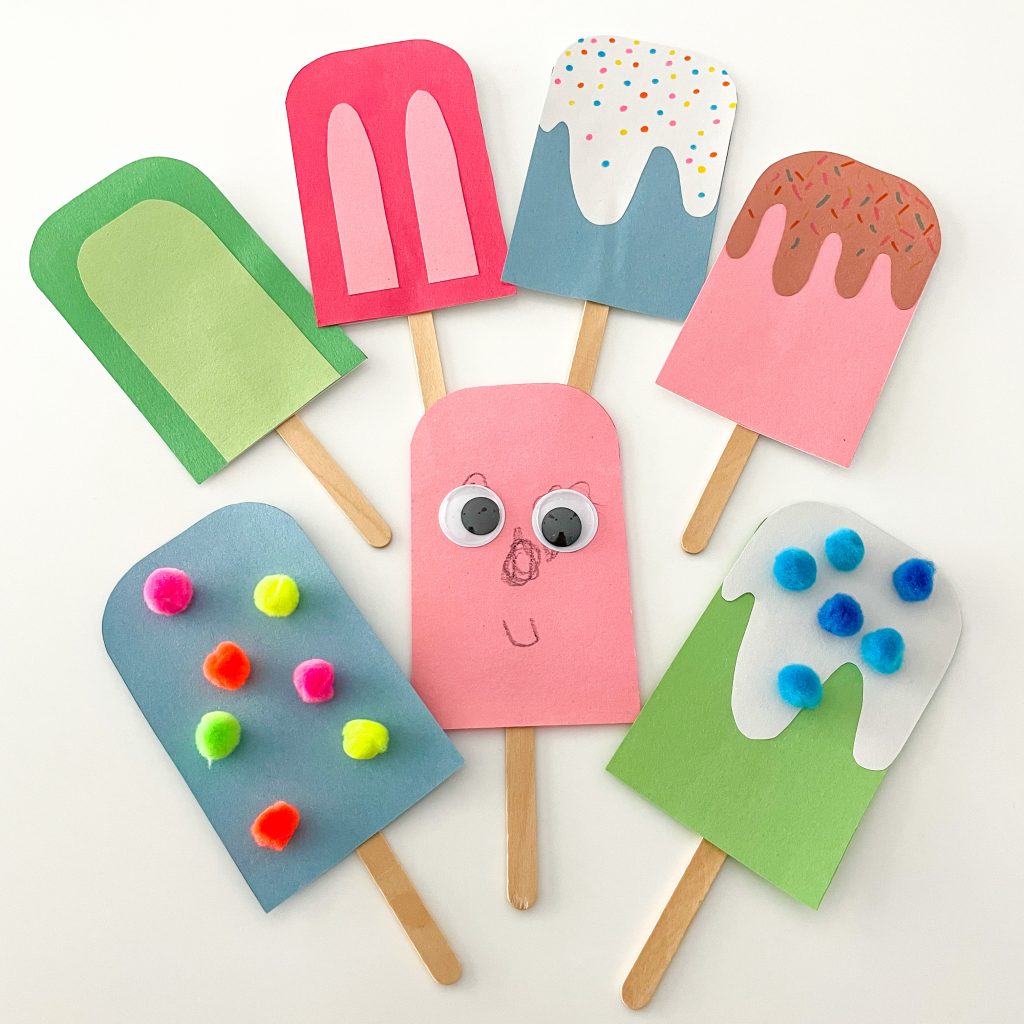 Fun And Unique Paper Popsicle Craft Activity For Kids - How To Guide