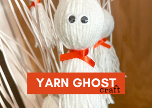 Read more about the article Yarn Ghost Craft For Cute Halloween Decor, Easy How To Guide